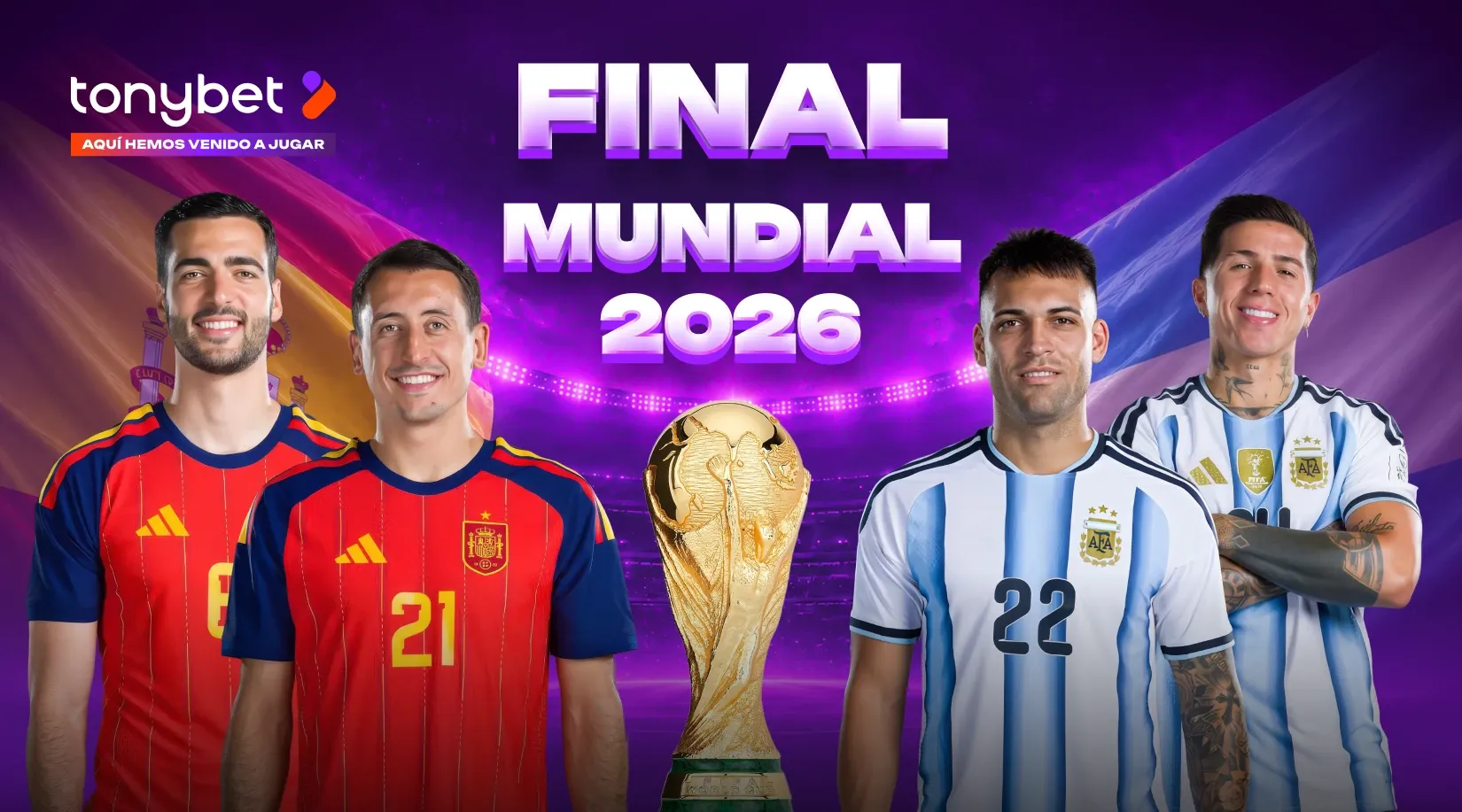 España vs Argentina — Pronóstico y Apuestas · Final del Mundial 2026 (19 de Julio) España vs Argentina — Pronóstico y Apuestas · Final del Mundial 2026 (19 de Julio)