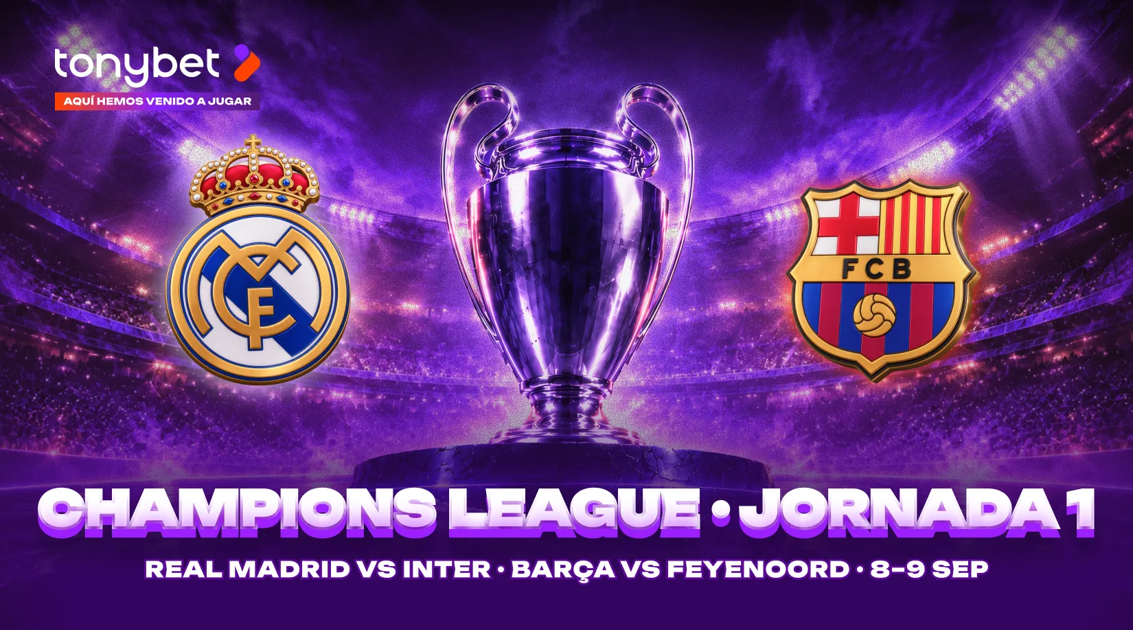 UCL Jornada 1: Real Madrid vs Inter y Barcelona vs Feyenoord — Pronóstico y Apuestas (8–9 Sep) UCL Jornada 1: Real Madrid vs Inter y Barcelona vs Feyenoord — Pronóstico y Apuestas (8–9 Sep)